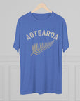 Aotearoa New Zealand Tri-Blend Tee, Classic Soft Shirt for Men & Women, Kiwi Travel Top, Vintage Tshirt, Comfortable Cotton Blend, Souvenir