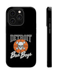 Detroit Bad Boys Skull Basketball Phone Case - Magnetic Impact-Resistant Case