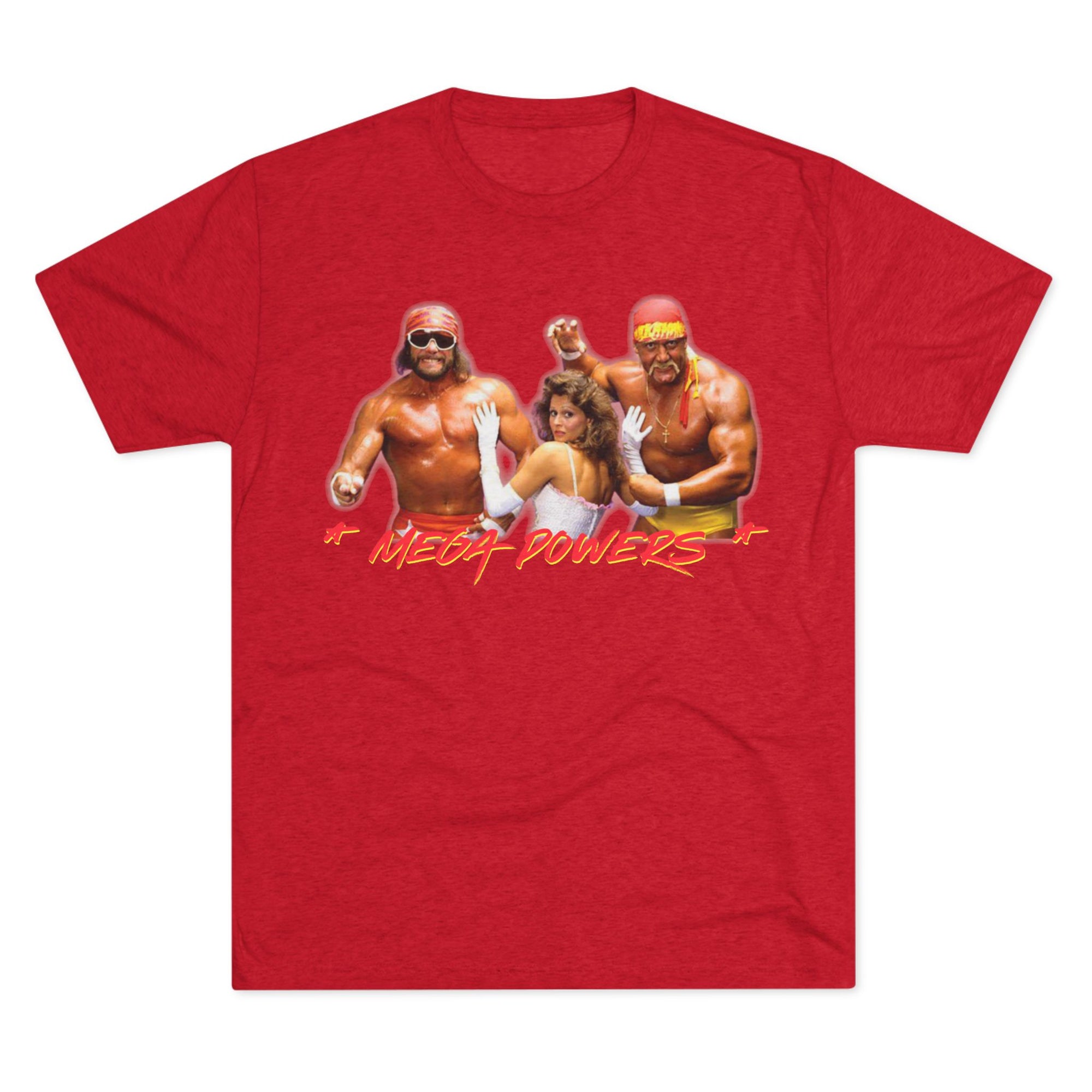 Mega Powers Tee | Vintage Wrestlers Hulk Hogan Randy Savage Macho Man