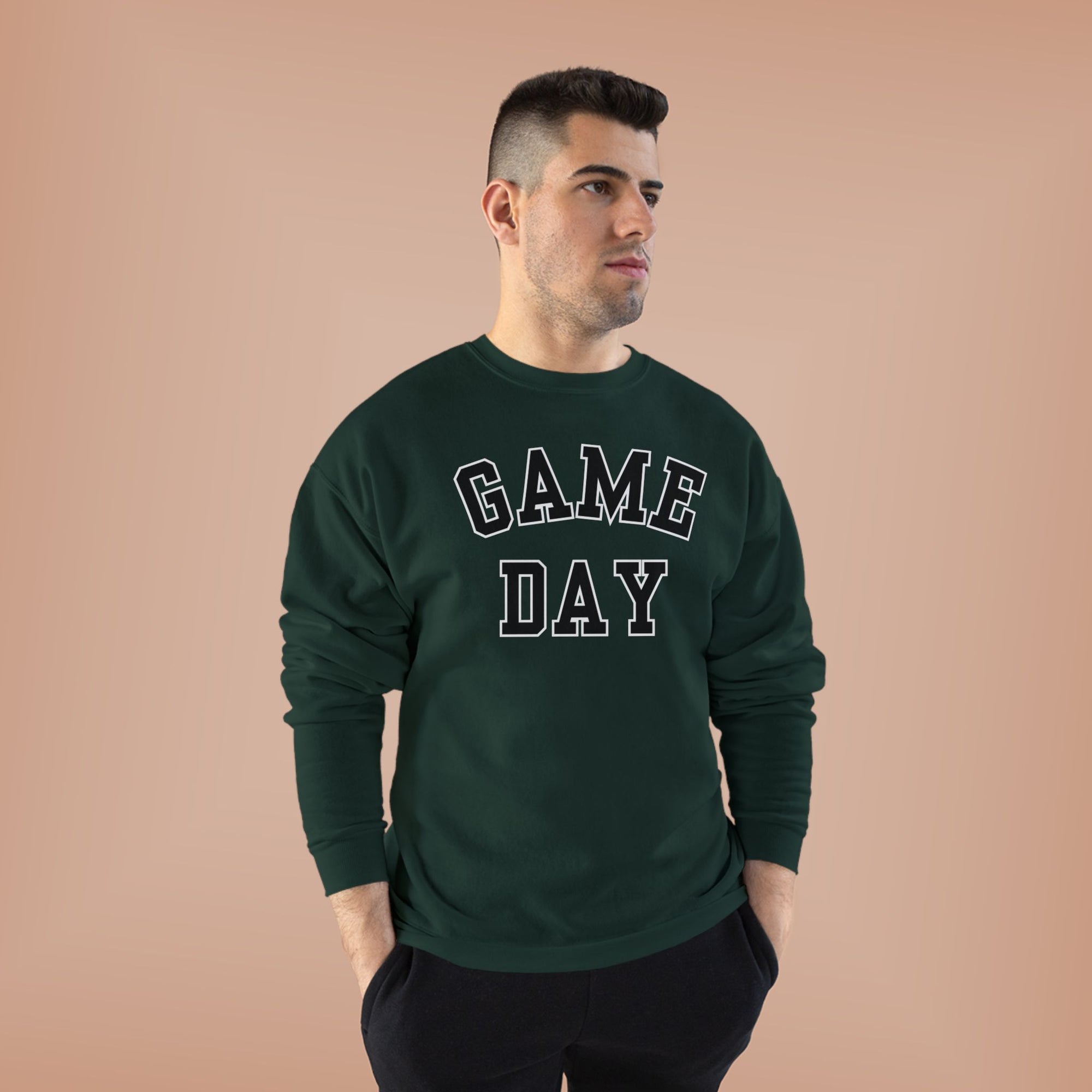 Game Day Crewneck Sweatshirt | Collegiate Lettering, Sports Fanwear
