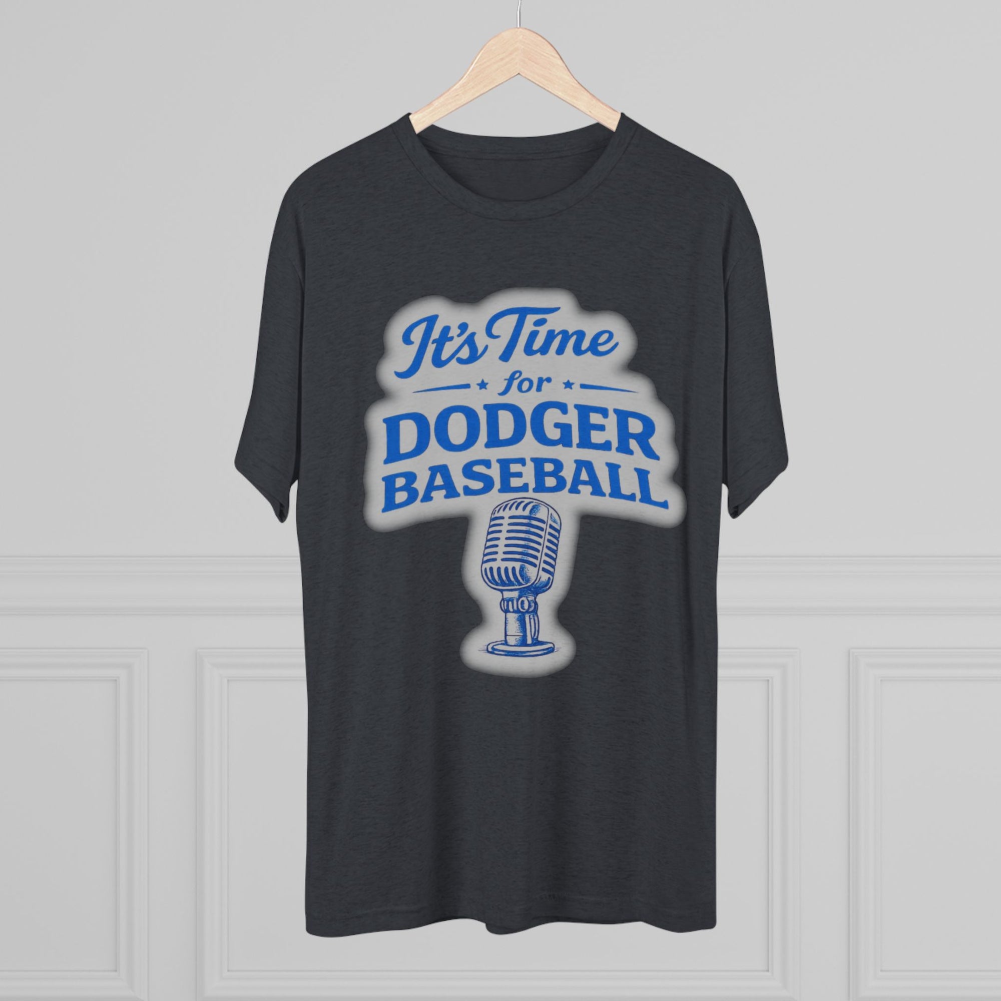 It's Time for Dodger Baseball Shirt, Vintage Dodgers Fan Tee, Baseball Broadcaster Tribute Shirt, LA Baseball Fan Gift