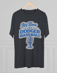 It's Time for Dodger Baseball Shirt, Vintage Dodgers Fan Tee, Baseball Broadcaster Tribute Shirt, LA Baseball Fan Gift