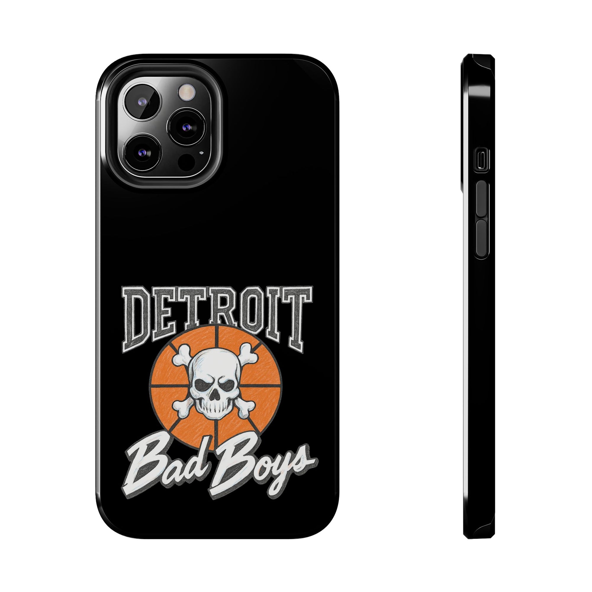 Detroit Bad Boys Phone Case | Basketball Skull Design - Tough Case