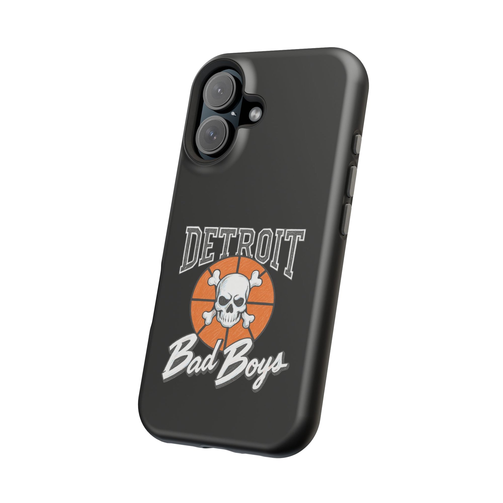 Detroit Bad Boys Skull Basketball Phone Case - Magnetic Impact-Resistant Case
