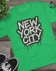 New York City Connection Tee, NYC Graffiti Spray Paint Style, Unisex Shirt for Fans, Street Art Urban Fashion, NYC Lover Gift, Graphic Tee