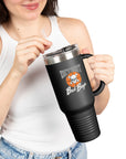 Bad Boys Detroit 40oz Tumbler | Stanley Style Cup | Detroit Basketball Tumbler | Retro Basketball Mug | Insulated Travel Mug | Pistons Cup
