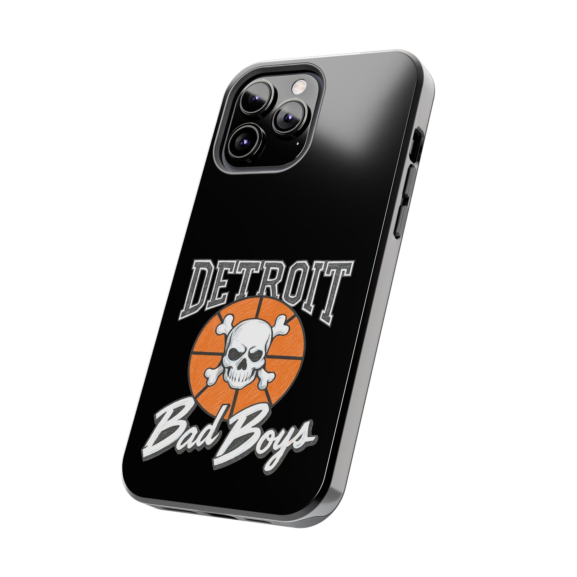 Detroit Bad Boys Phone Case | Basketball Skull Design - Tough Case