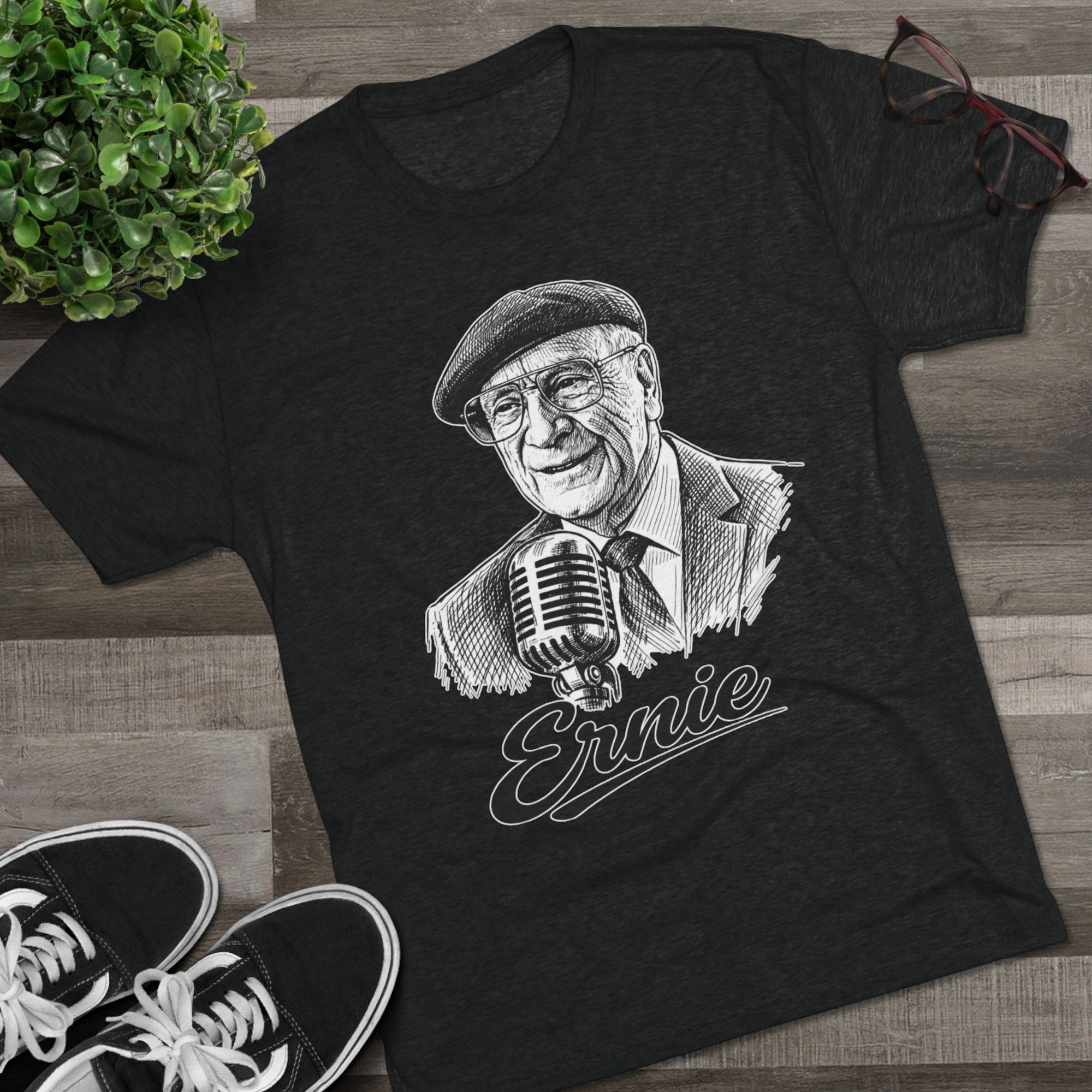 Ernie Harwell Shirt, Detroit Baseball Broadcaster Tribute Tee, Vintage Baseball Announcer Shirt, Detroit Baseball Fan Gift