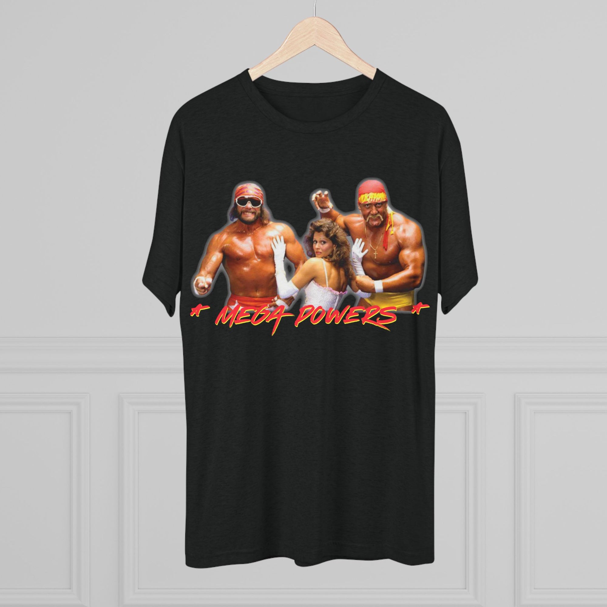 Mega Powers Tee | Vintage Wrestlers Hulk Hogan Randy Savage Macho Man