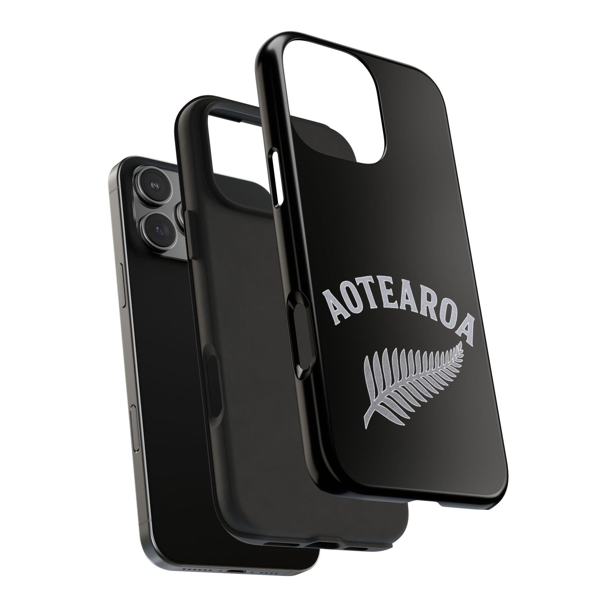 Aotearoa Phone Case | Silver Fern Phone Case | New Zealand iPhone Case | Kiwi Phone Case | Fern Design Phone Cover | NZ Pride Case