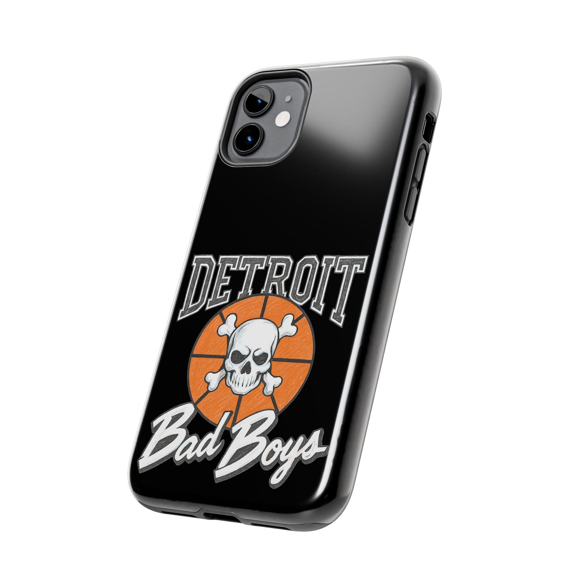 Detroit Bad Boys Phone Case | Basketball Skull Design - Tough Case
