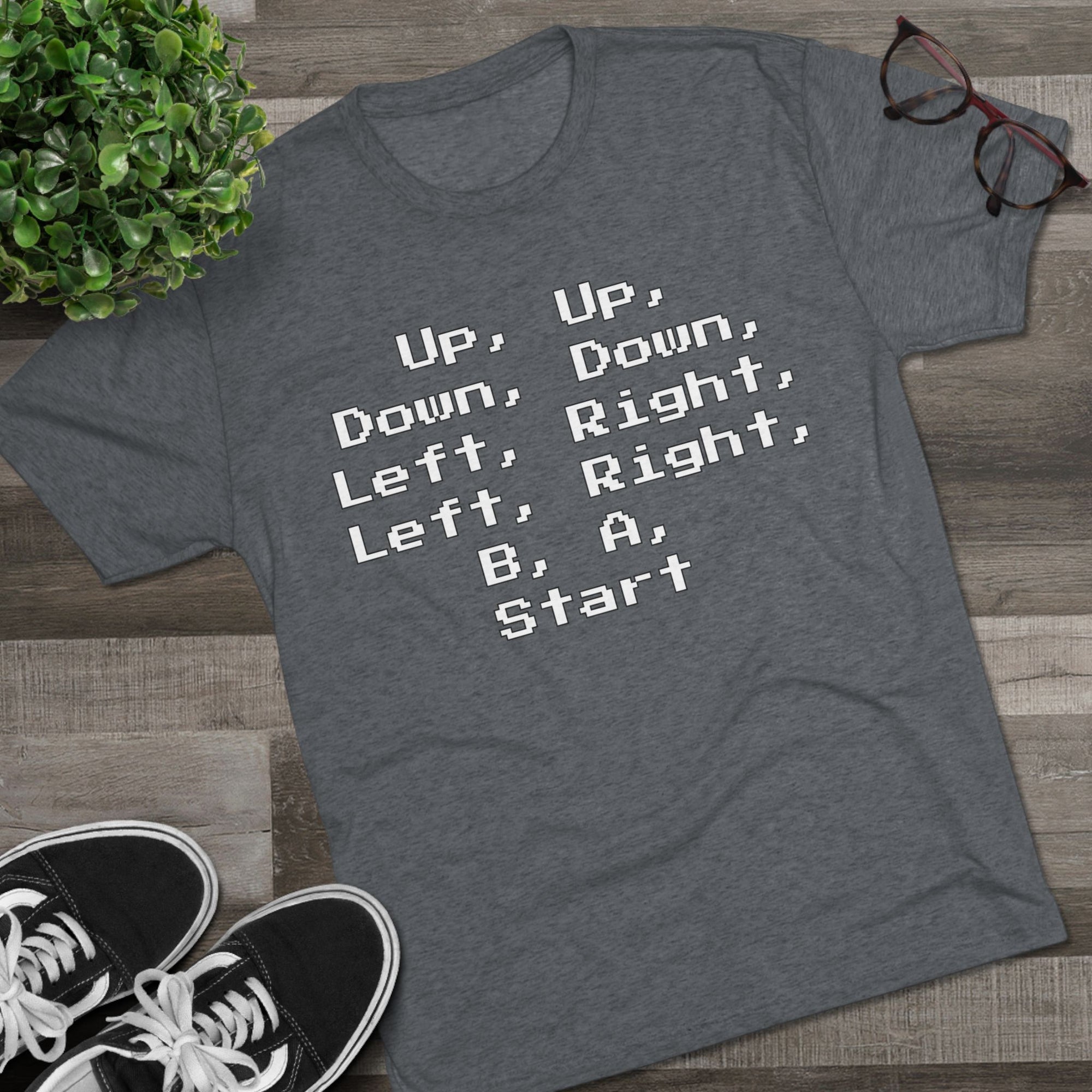 Contra Code Shirt | Up Down Cheat Code Tee | Retro Gaming Shirt | Gamer Nostalgia Tee | Vintage Arcade Shirt | Classic Gamer Gift