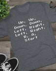 Contra Code Shirt | Up Down Cheat Code Tee | Retro Gaming Shirt | Gamer Nostalgia Tee | Vintage Arcade Shirt | Classic Gamer Gift