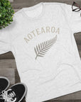 Aotearoa New Zealand Tri-Blend Tee, Classic Soft Shirt for Men & Women, Kiwi Travel Top, Vintage Tshirt, Comfortable Cotton Blend, Souvenir
