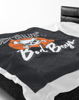 Detroit Bad Boys Skull Basketball Blanket | Velveteen Plush Blanket