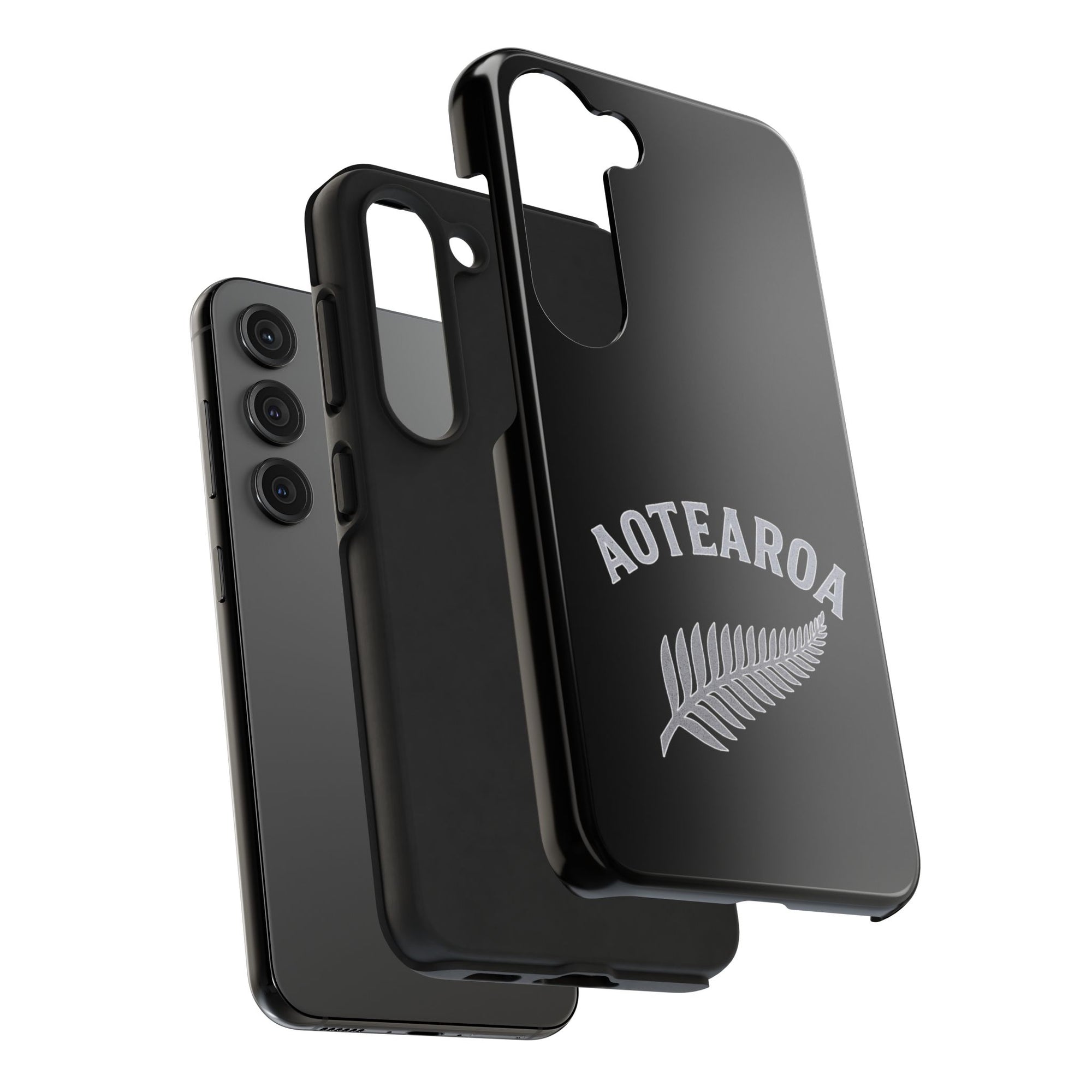 Aotearoa Phone Case | Silver Fern Phone Case | New Zealand iPhone Case | Kiwi Phone Case | Fern Design Phone Cover | NZ Pride Case