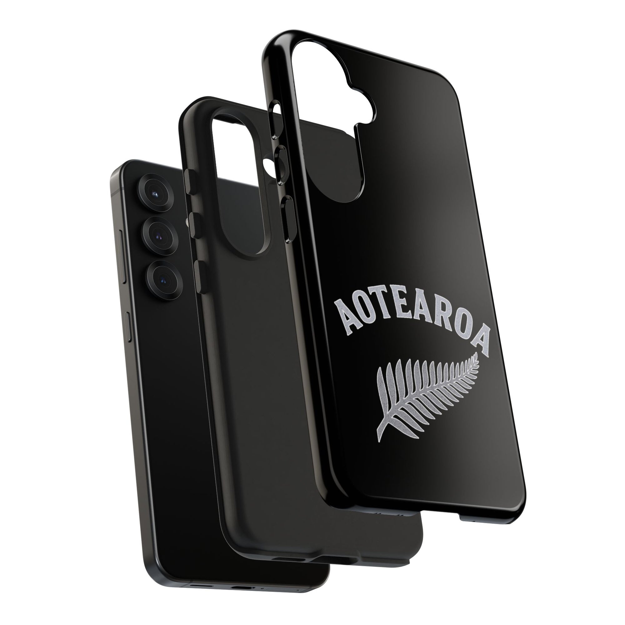 Aotearoa Phone Case | Silver Fern Phone Case | New Zealand iPhone Case | Kiwi Phone Case | Fern Design Phone Cover | NZ Pride Case