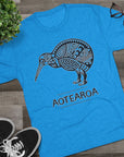 Maori Kiwi Aotearoa T-Shirt | New Zealand Tribal Bird Tee