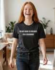 I'm Not Going to Apologize I'm a Cocksman T-Shirt | Movie Quote Triblend Tee | Funny Movie Gift