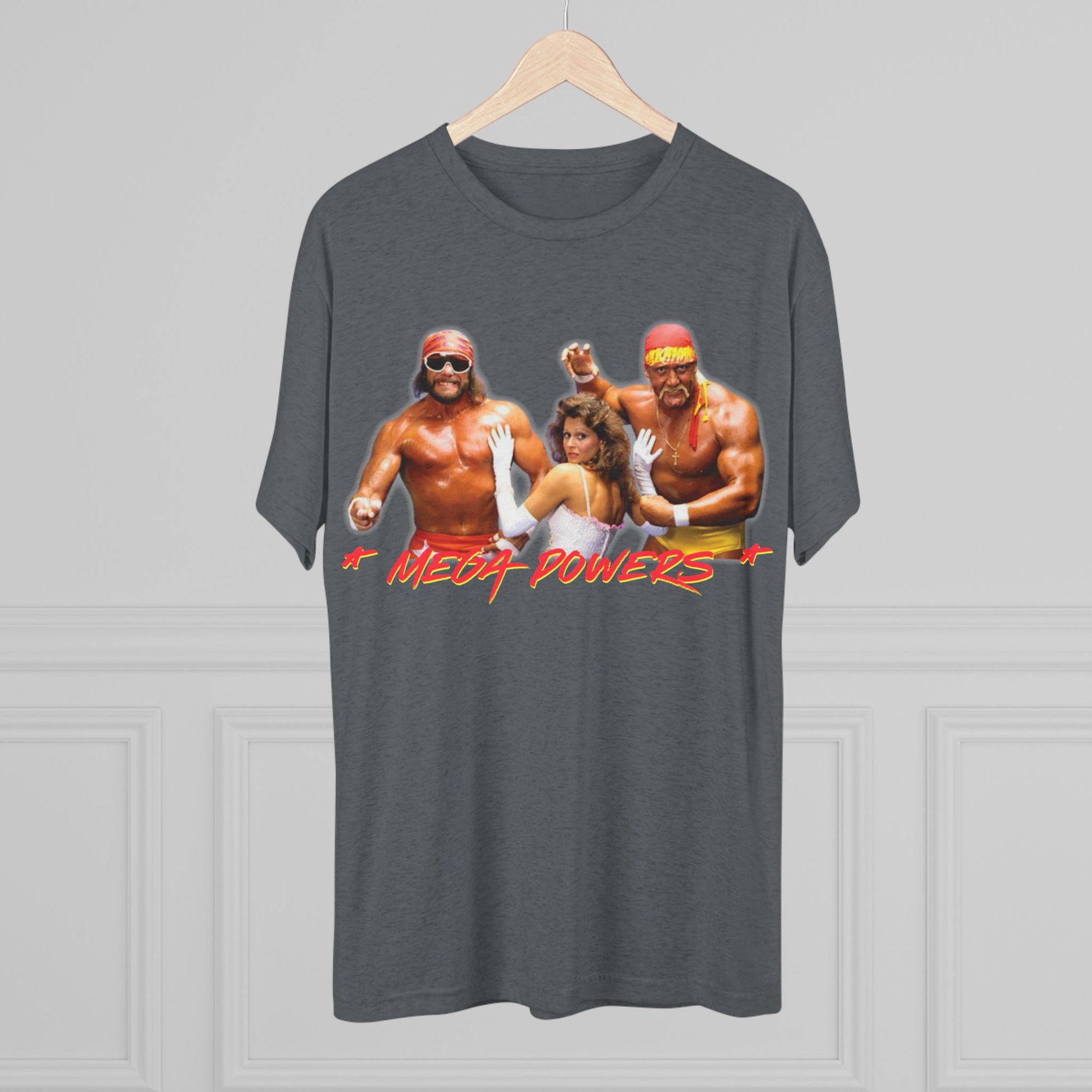 Mega Powers Tee | Vintage Wrestlers Hulk Hogan Randy Savage Macho Man