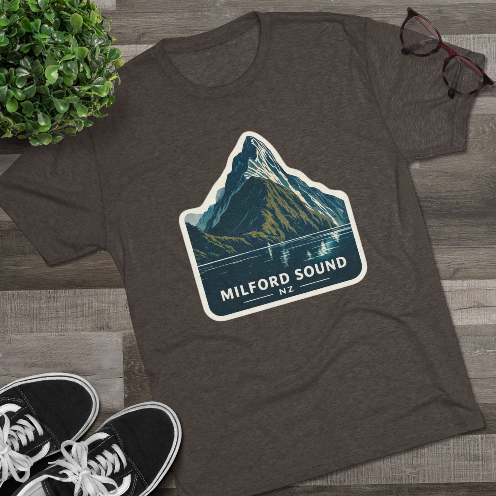 Milford Sound T-Shirt, New Zealand Travel Tee, NZ Fiord Shirt, Kiwi Gift, South Island Tee, New Zealand Souvenir Shirt, NZ Nature Gift