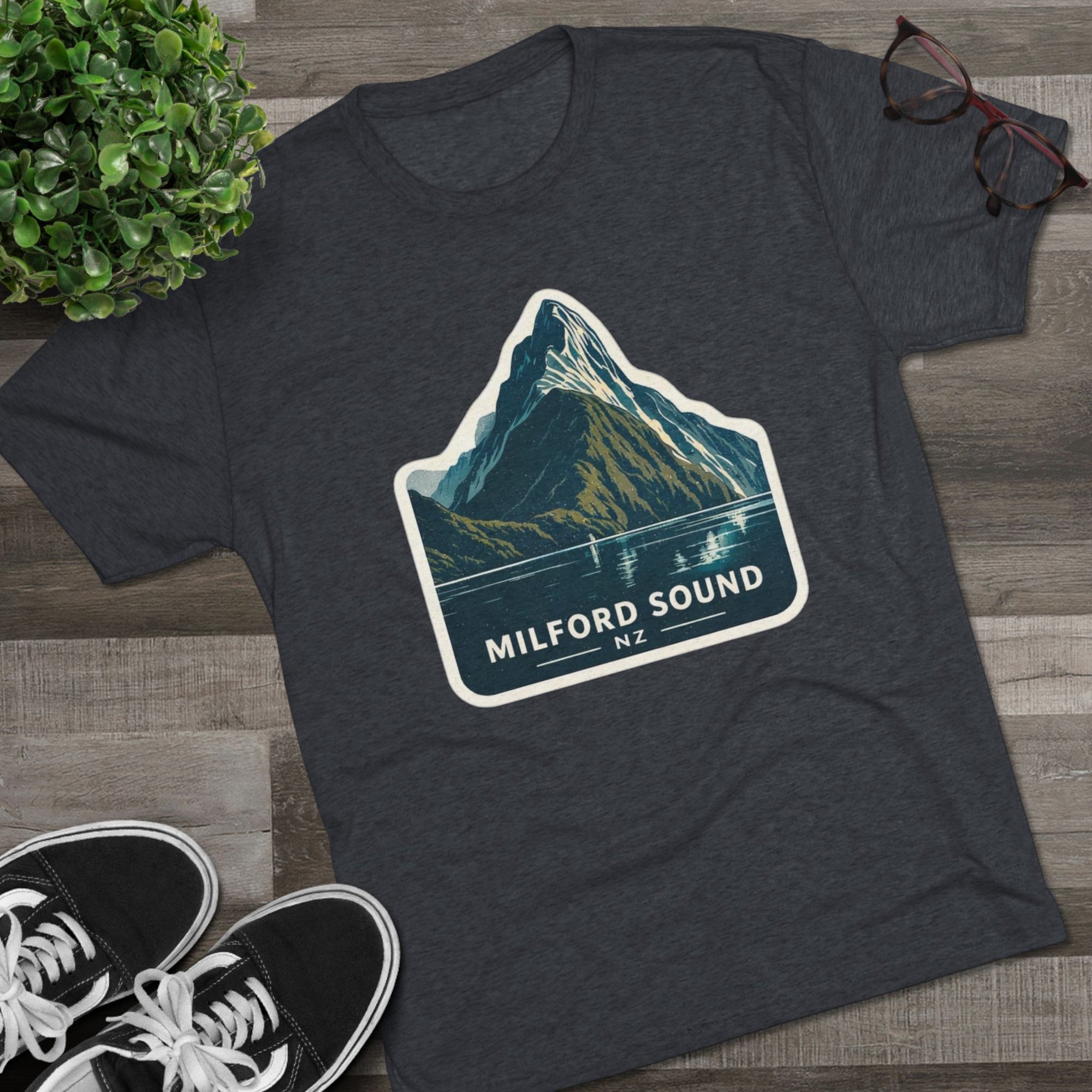 Milford Sound T-Shirt, New Zealand Travel Tee, NZ Fiord Shirt, Kiwi Gift, South Island Tee, New Zealand Souvenir Shirt, NZ Nature Gift