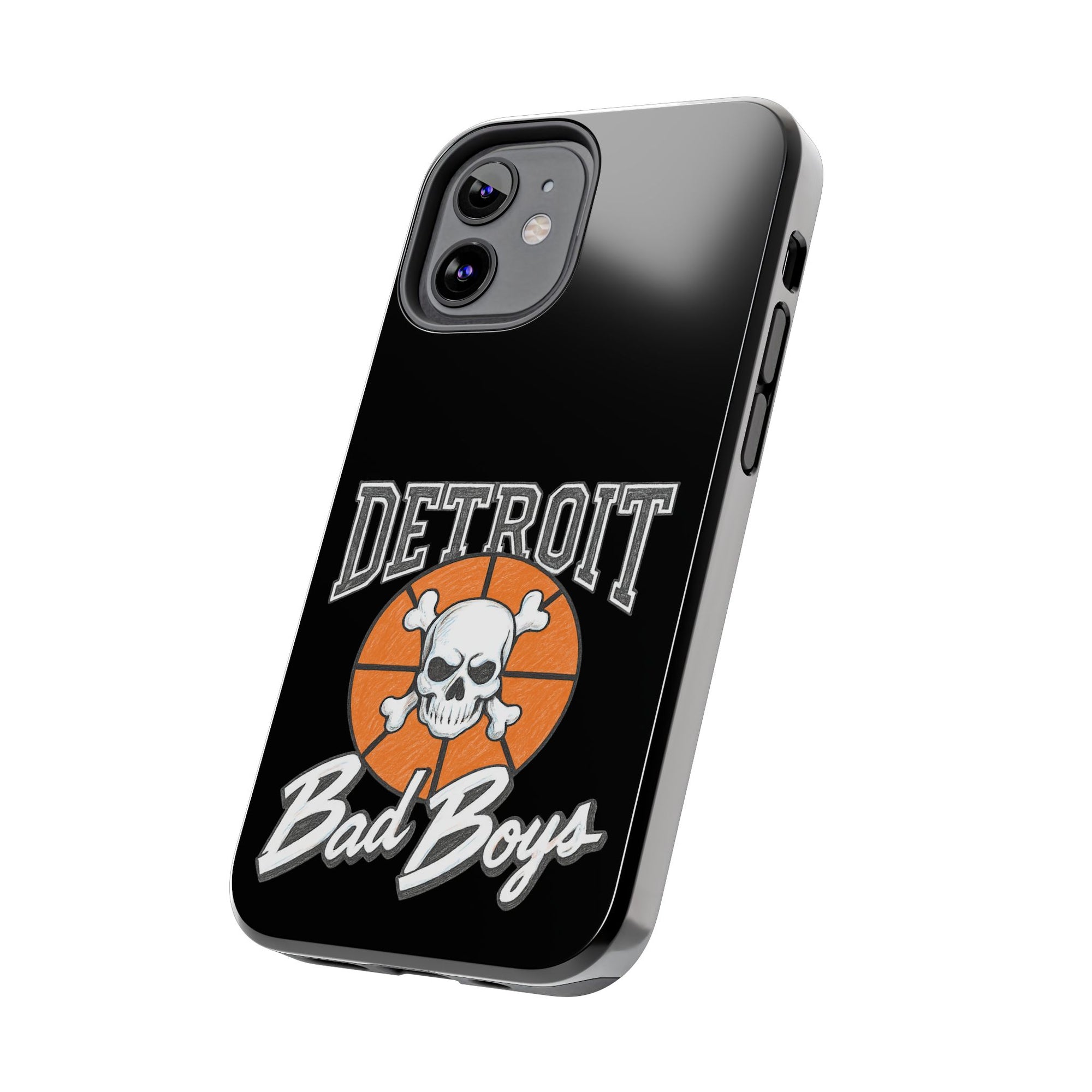 Detroit Bad Boys Phone Case | Basketball Skull Design - Tough Case