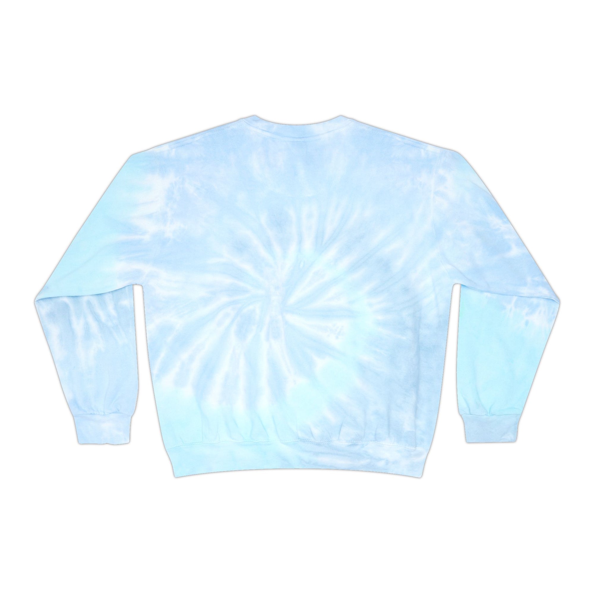 Dancing Rainbow Bears Sweatshirt | Light Blue Tie-Dye Crewneck