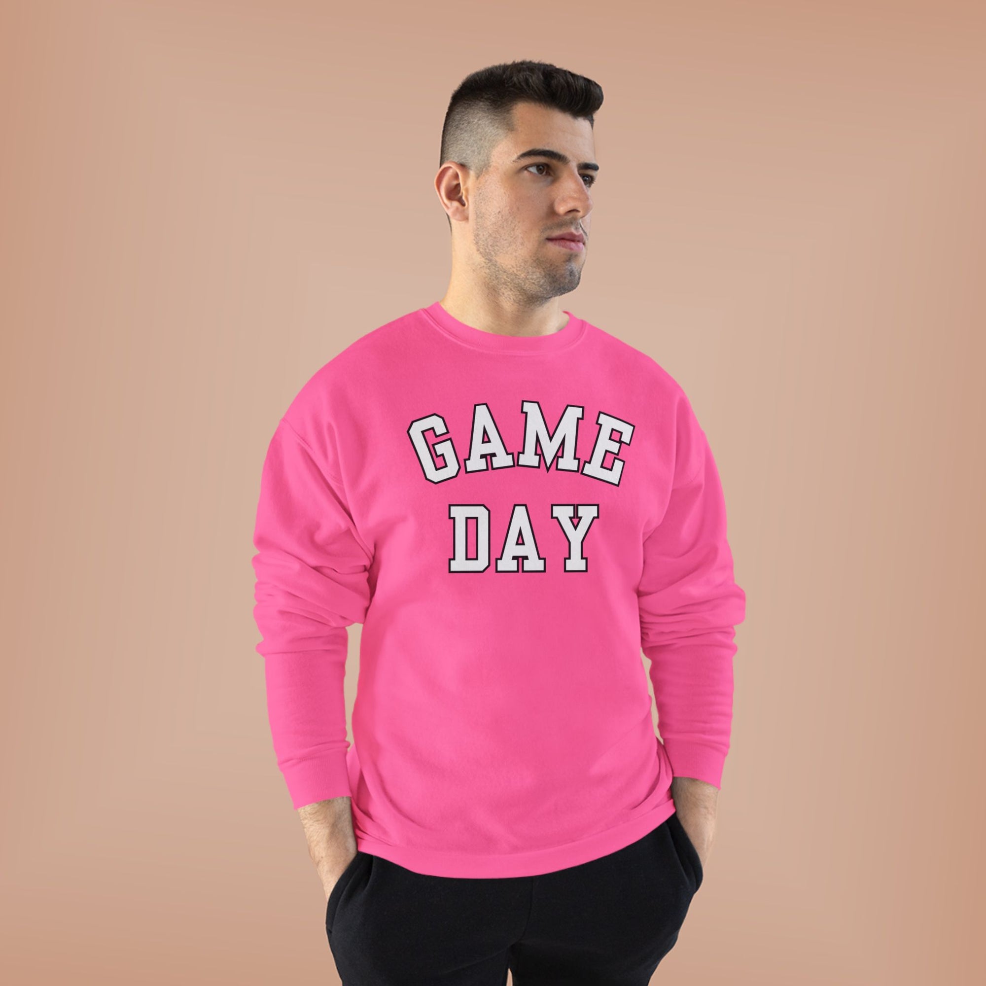 Game Day Crewneck Sweatshirt | Collegiate Lettering, Sports Fanwear