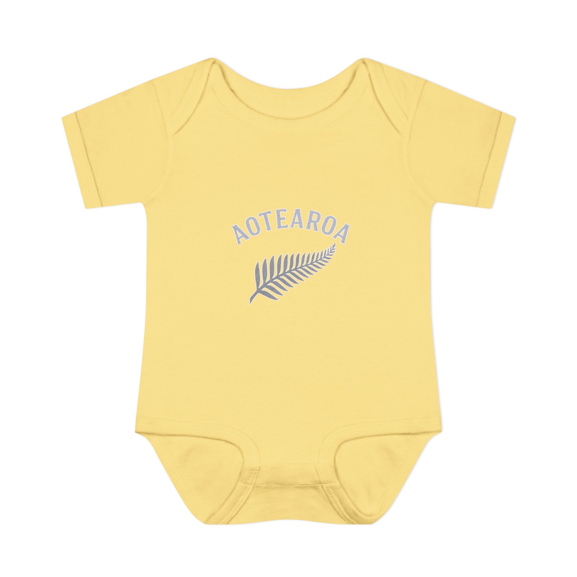 New Zealand Baby Onesie | Aotearoa Baby Outfit | Kiwi Infant Bodysuit | NZ Baby Clothes | Silver Fern Baby Gift