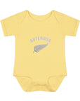New Zealand Baby Onesie | Aotearoa Baby Outfit | Kiwi Infant Bodysuit | NZ Baby Clothes | Silver Fern Baby Gift