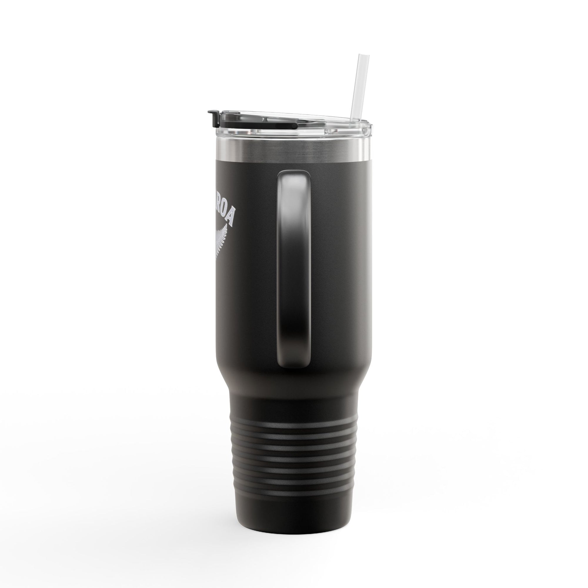 Aotearoa 40oz Travel Mug | Stanley Style Tumbler | New Zealand Insulated Mug | Silver Fern Cup | Kiwi Travel Cup | Large Handle Tumbler