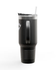 Aotearoa 40oz Travel Mug | Stanley Style Tumbler | New Zealand Insulated Mug | Silver Fern Cup | Kiwi Travel Cup | Large Handle Tumbler