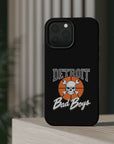 Detroit Bad Boys Skull Basketball Phone Case - Magnetic Impact-Resistant Case