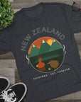 Aotearoa New Zealand Tri-Blend Tee, Classic Soft Shirt for Men & Women, Kiwi Travel Top, Vintage Tshirt, Souvenir