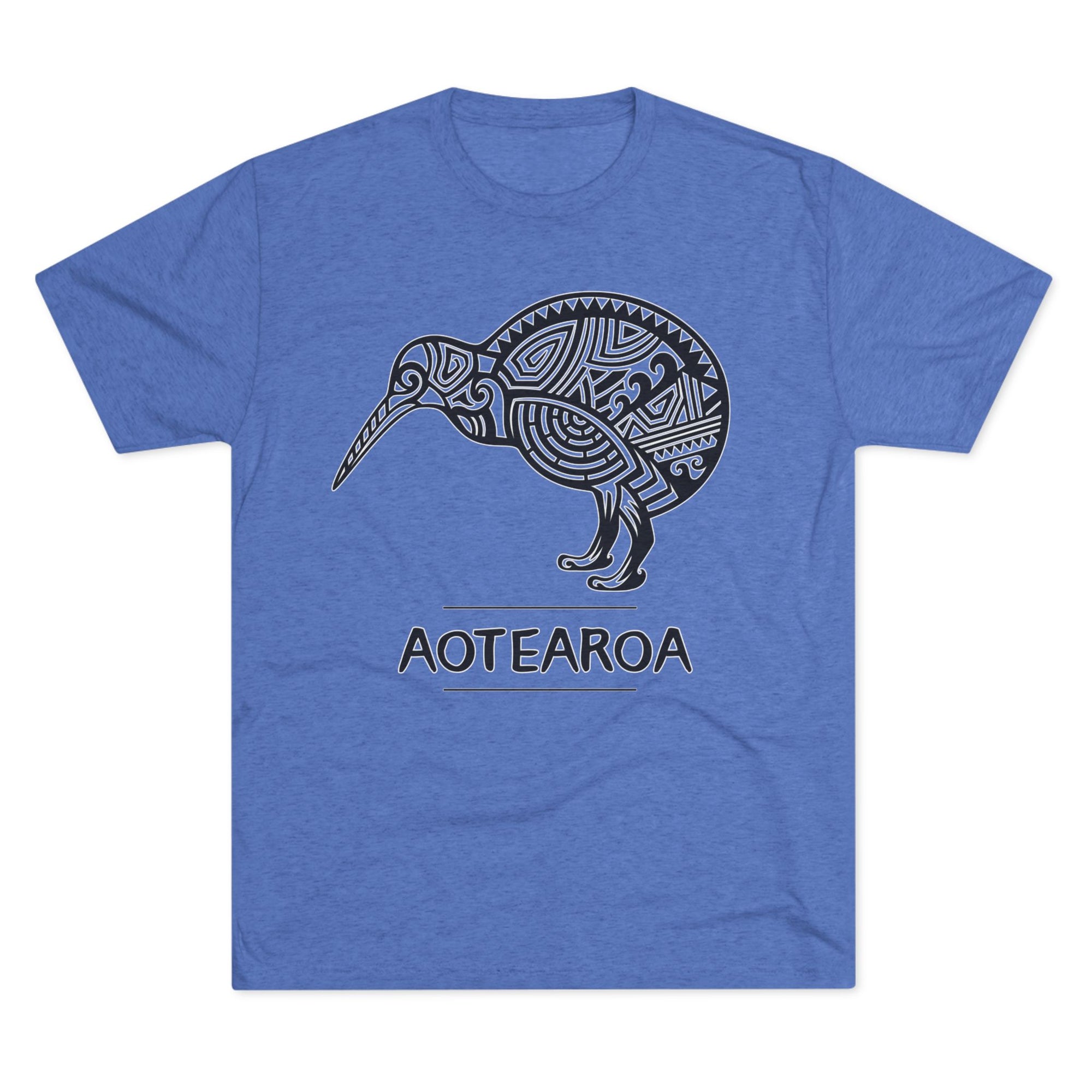 Maori Kiwi Aotearoa T-Shirt | New Zealand Tribal Bird Tee
