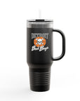 Bad Boys Detroit 40oz Tumbler | Stanley Style Cup | Detroit Basketball Tumbler | Retro Basketball Mug | Insulated Travel Mug | Pistons Cup