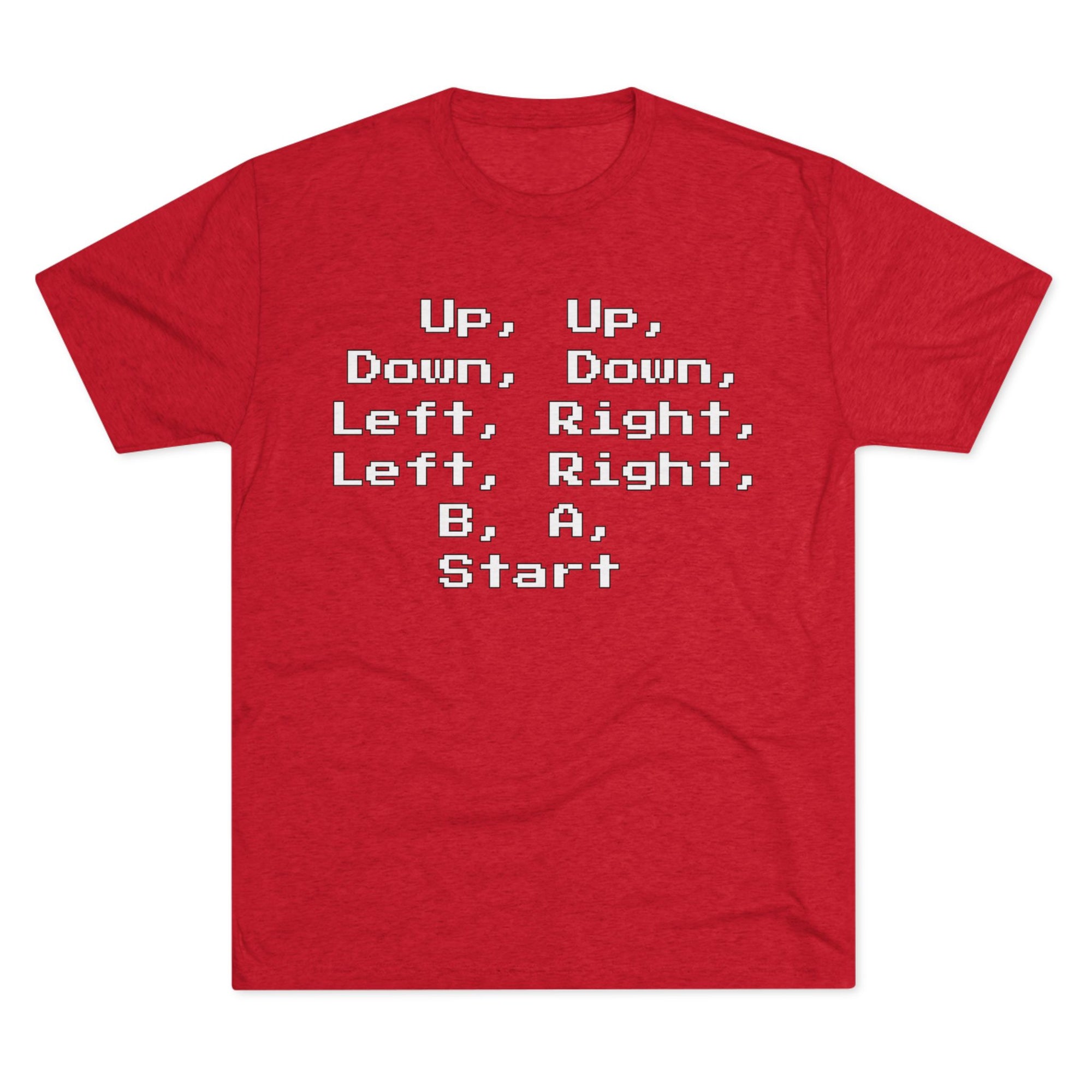 Contra Code Shirt | Up Down Cheat Code Tee | Retro Gaming Shirt | Gamer Nostalgia Tee | Vintage Arcade Shirt | Classic Gamer Gift