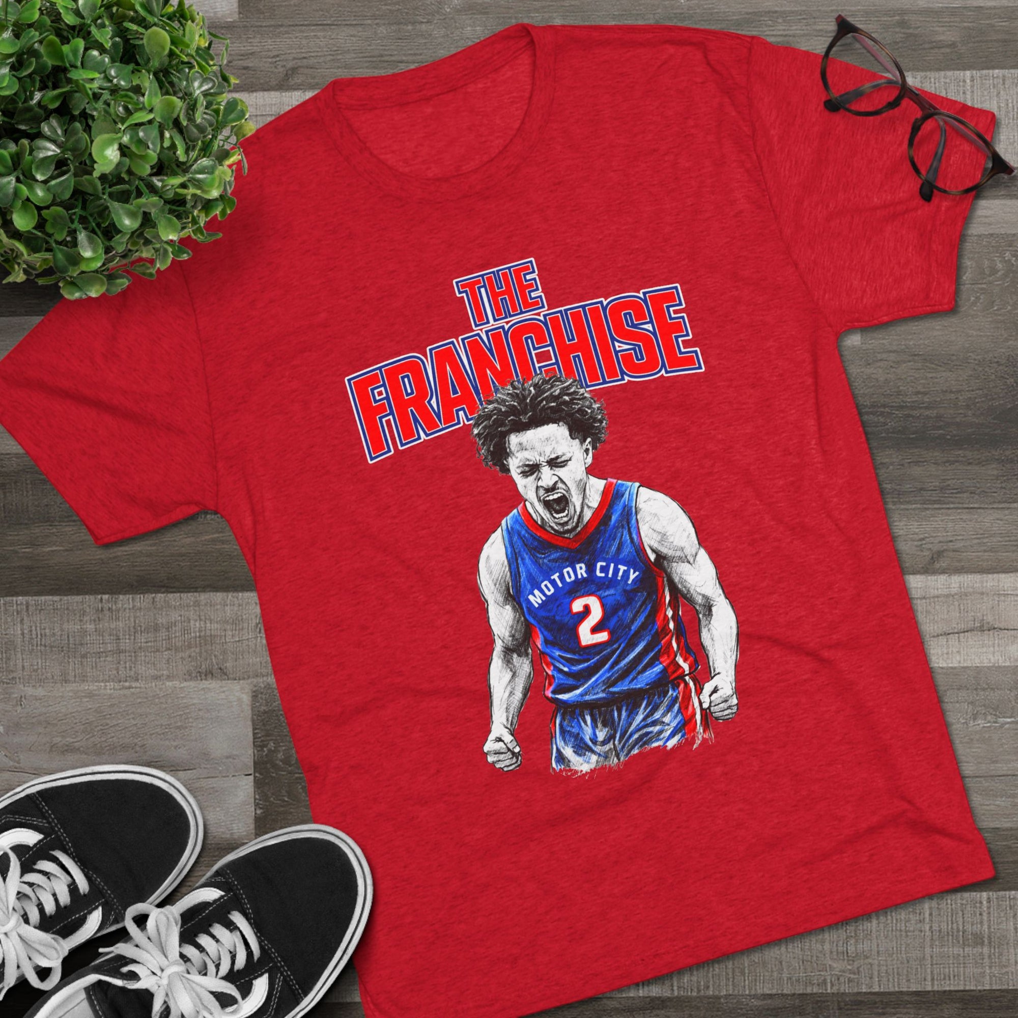 Cade Cunningham The Franchise Shirt | Detroit Basketball Tee | Cade Shirt | Motor City Basketball | Retro Basketball Tee | Detroit Hoops