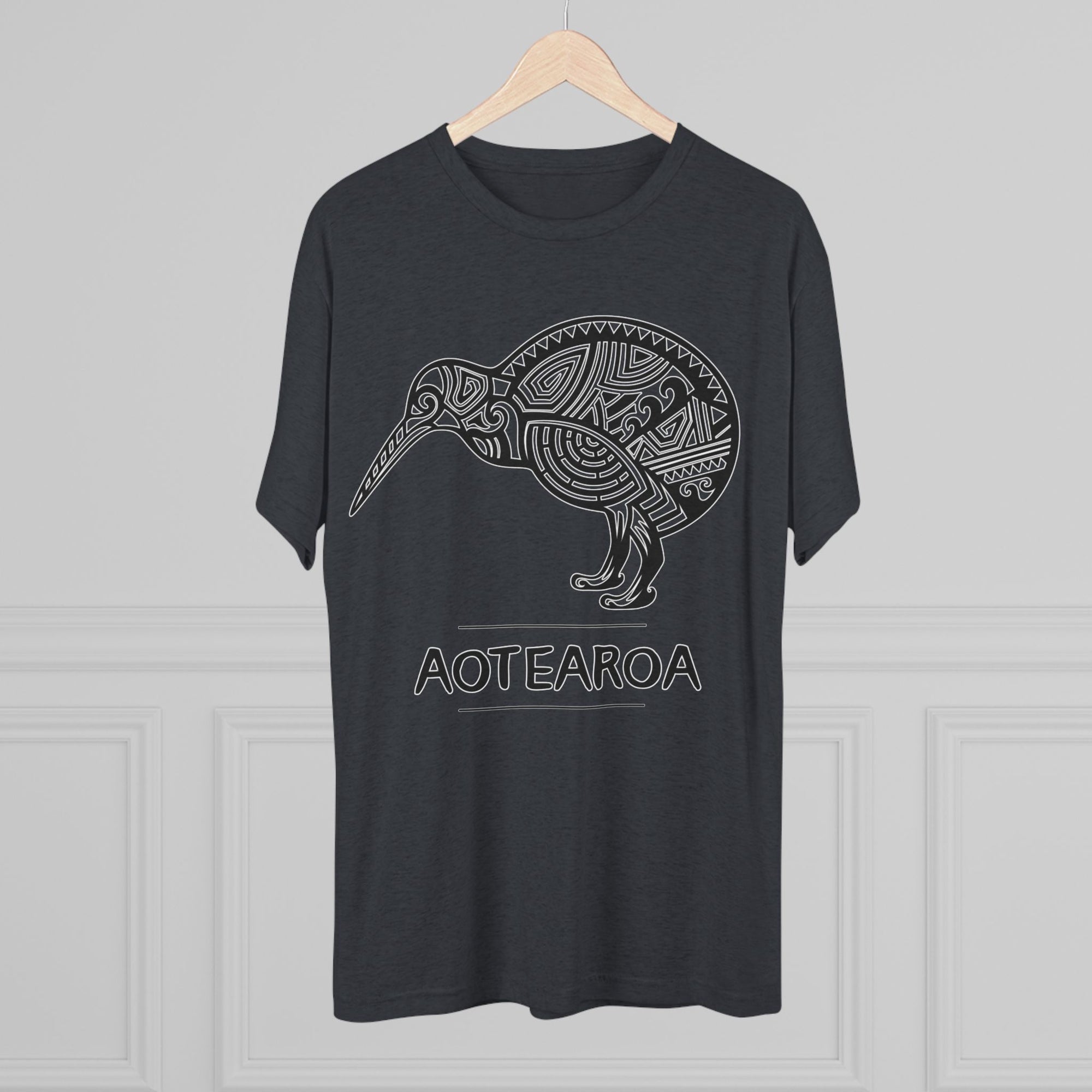 Maori Kiwi Aotearoa T-Shirt | New Zealand Tribal Bird Tee