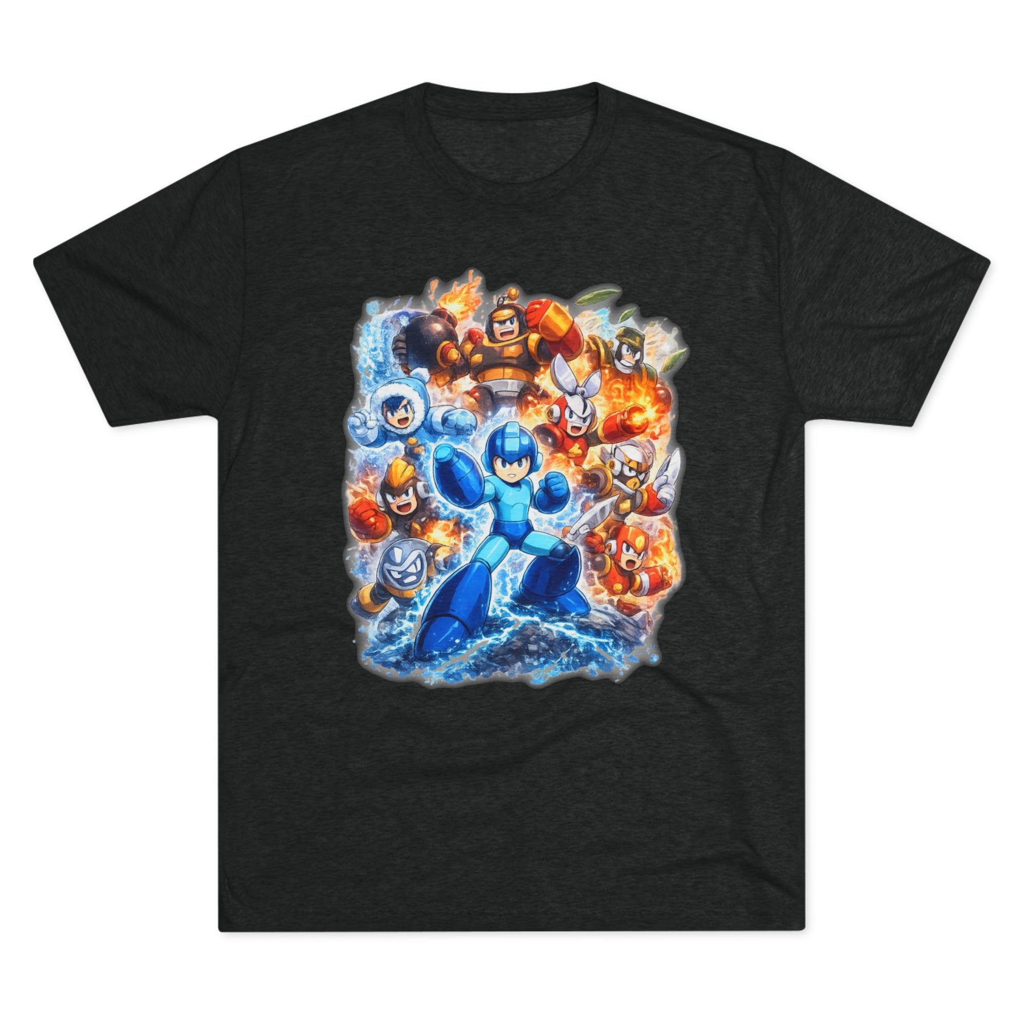 Blue Bomber Shirt | Retro Gaming Tee | 8 Bit Gamer Shirt | Robot Hero Shirt | Video Game Tee | Classic Gamer Gift | Boss Battle Shirt