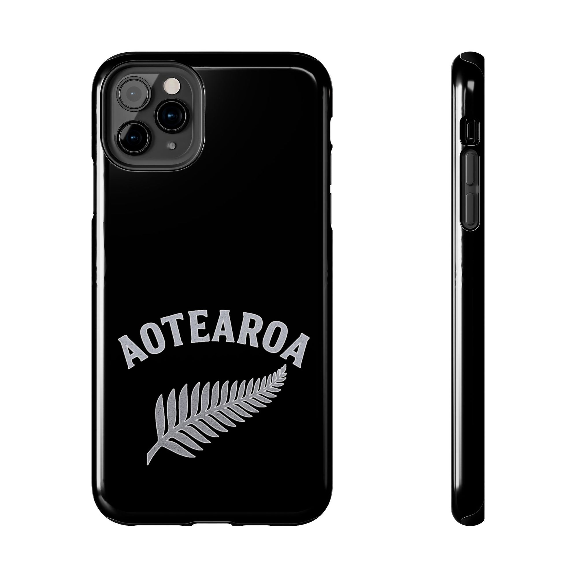 Aotearoa Phone Case | Silver Fern Phone Case | New Zealand iPhone Case | Kiwi Phone Case | Fern Design Phone Cover | NZ Pride Case