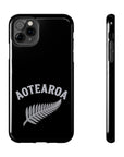 Aotearoa Phone Case | Silver Fern Phone Case | New Zealand iPhone Case | Kiwi Phone Case | Fern Design Phone Cover | NZ Pride Case