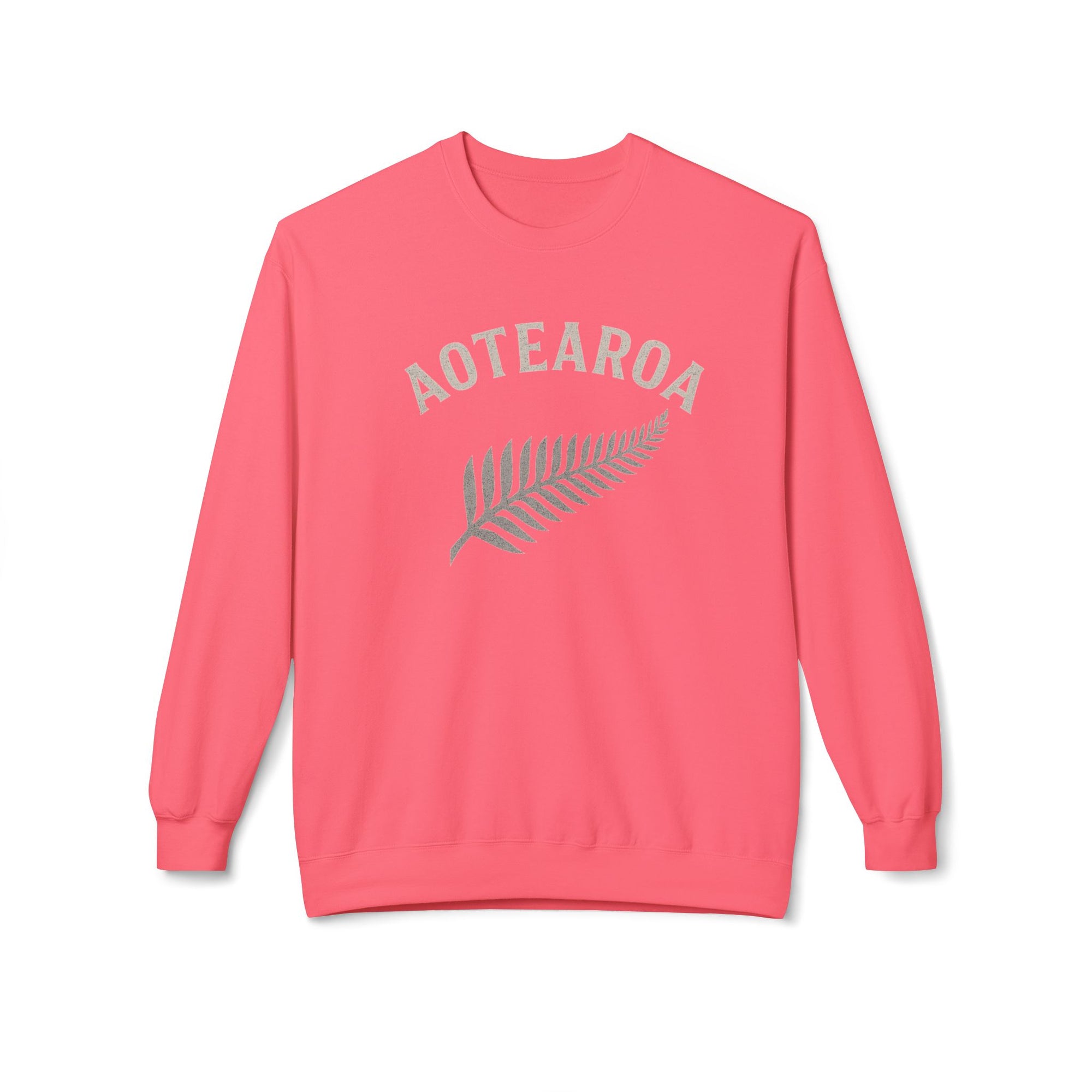 Aotearoa Fern Crewneck Sweatshirt | New Zealand Silver Fern