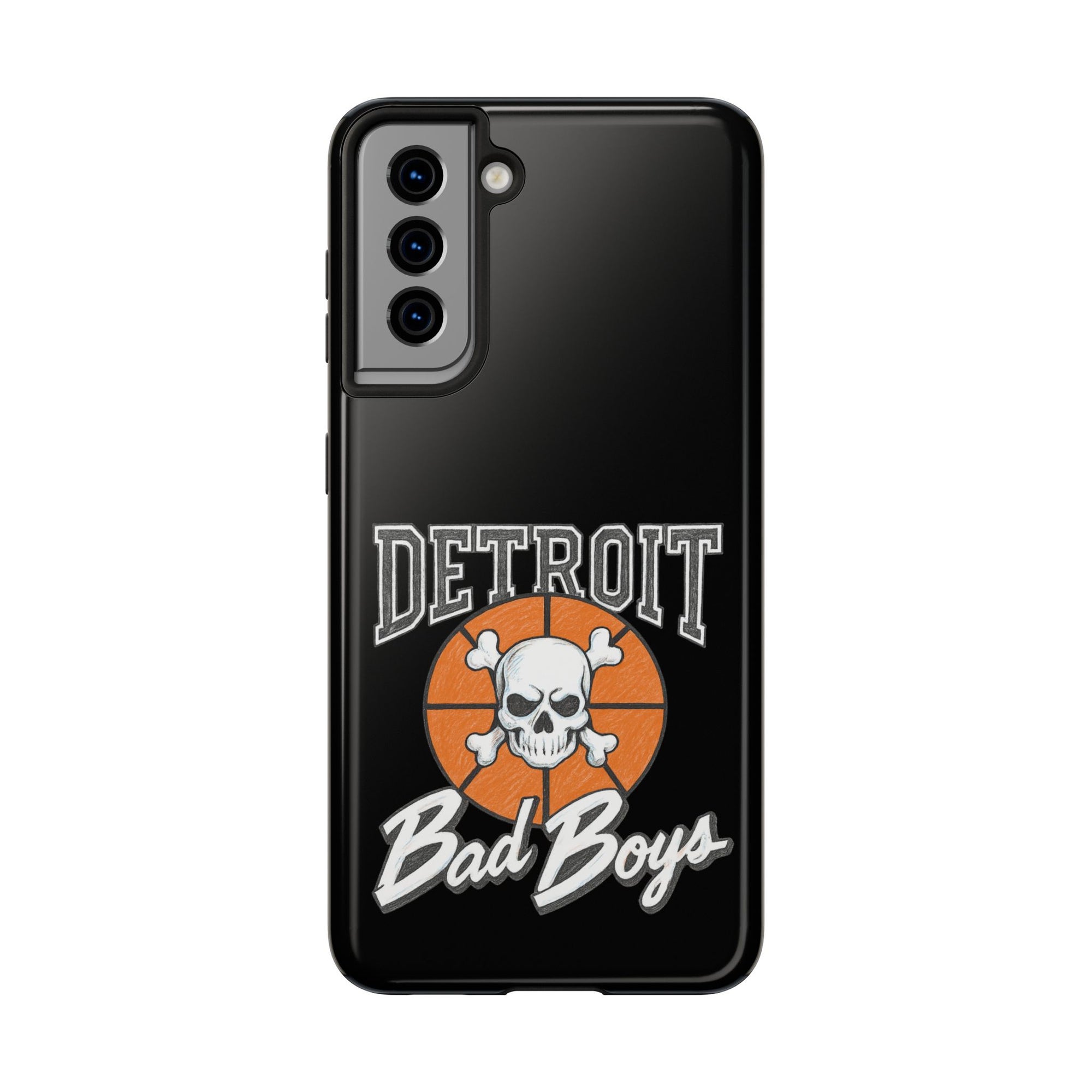 Detroit Bad Boys Phone Case | Basketball Skull Design - Tough Case