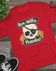Bye Willy Thanks Shirt, Goonies Fan Tee, Pirate Skull Gold Coins, 80s Movie Gift, Funny Nostalgia Shirt, Goonies Never Say Die