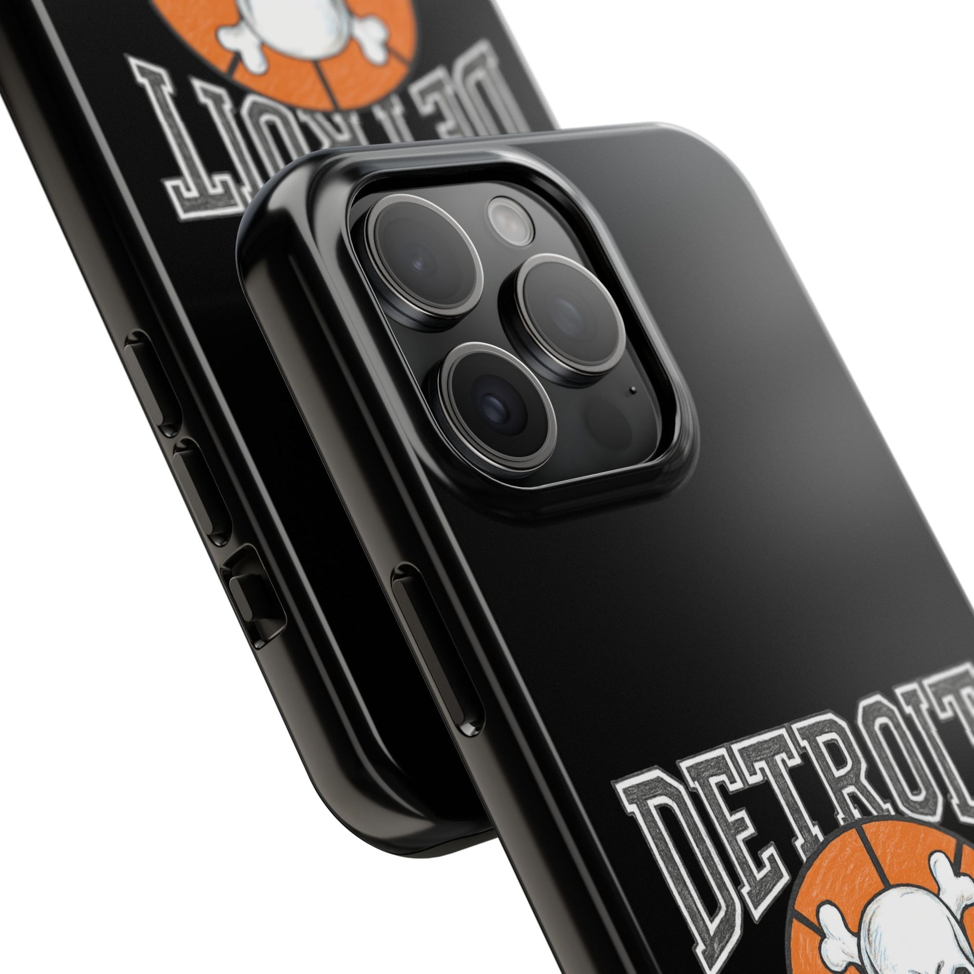 Detroit Bad Boys Phone Case | Basketball Skull Design - Tough Case