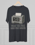 PC Load Letter printer graphic Tee | "What the fuck does that mean?!"
