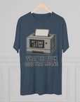 PC Load Letter printer graphic Tee | "What the fuck does that mean?!"