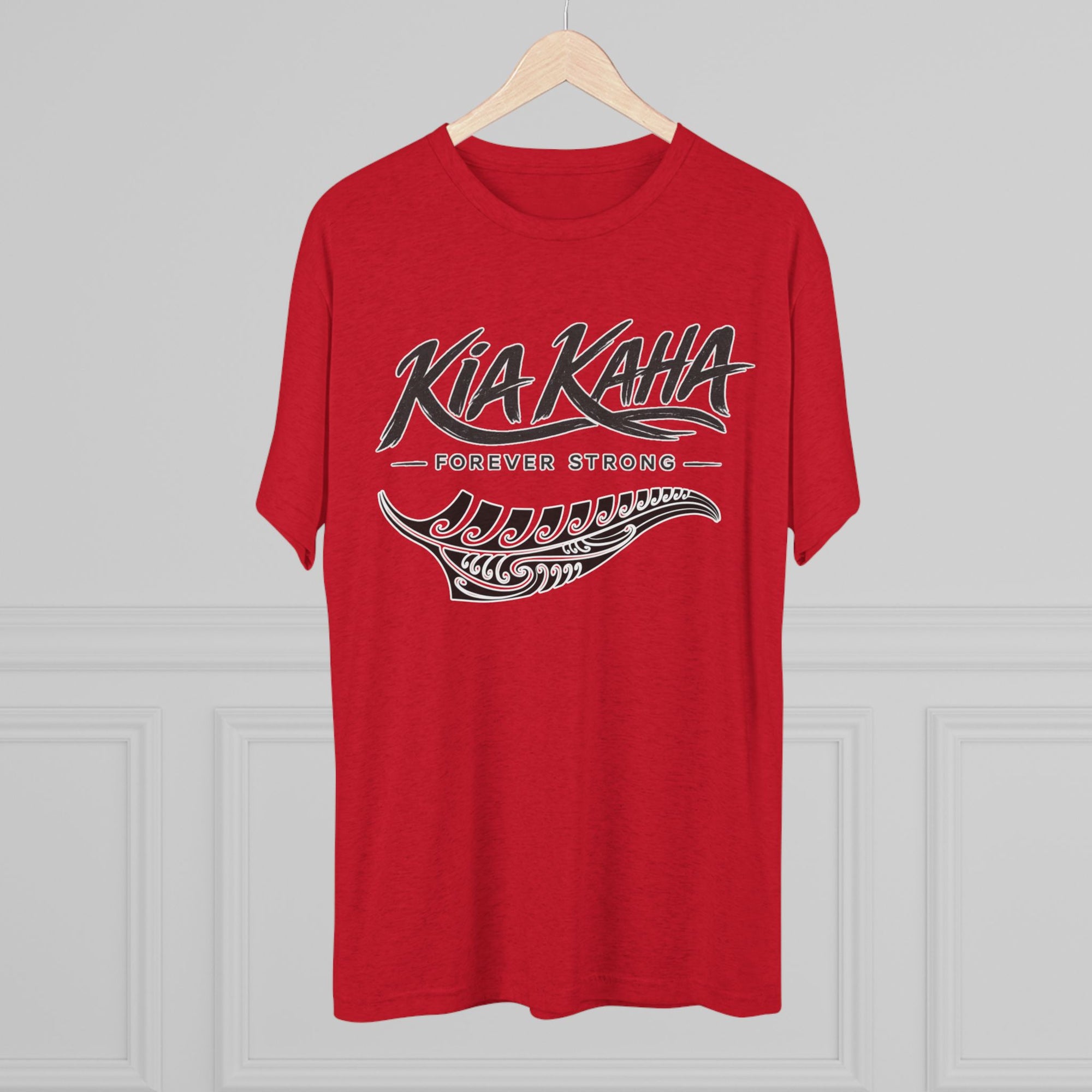 Kia Kaha Forever Strong Tee | Maori Koru Fern Design